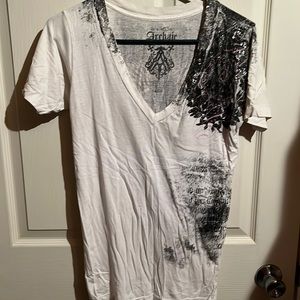 Women’s size large archar by affliction shirt